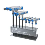Allen T-Thru Handle Metric Ball-Plus Hex Key Set, 8-Piece thumbnail 1