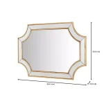 Home Decorators Collection Ornate Gold Beveled Glass Classic Accent Mirror, 35.43 in. x 23.62 in. thumbnail 2