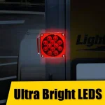 MaxxHaul 12V All LED Submersible Trailer Light Kit for Trailers Under 80 in. thumbnail 2