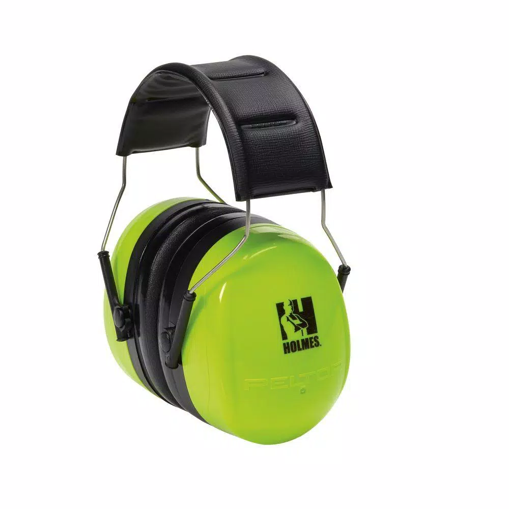 3M Workwear High-Visibility Green Professional Hearing Protector Earmuffs (Case of 4)