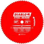 Diablo Steel Demon Cermet II 14 in. 72 TPI Carbide Circular Saw Blade for Ferrous Metals thumbnail 1
