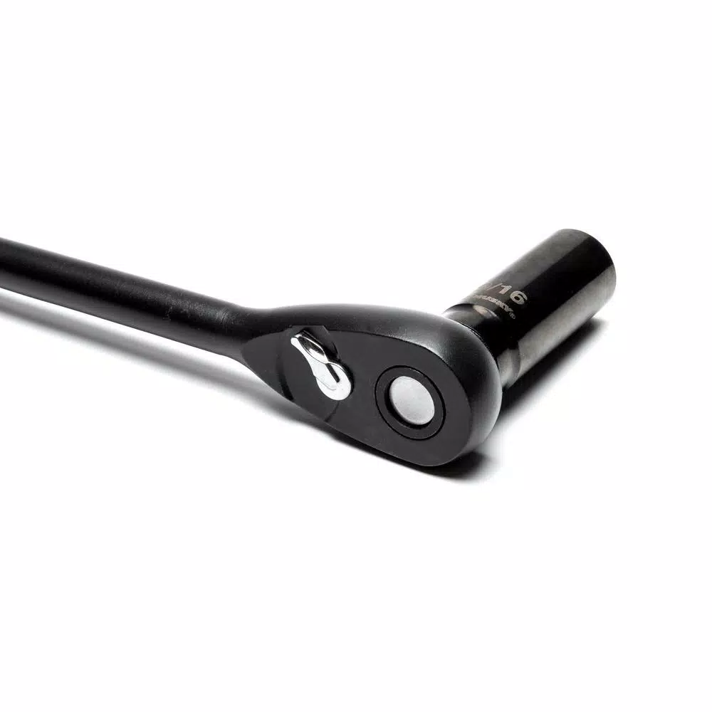 Husky 3/8 in. Drive 100-Position Extra Long Handle Ratchet, 15 in.