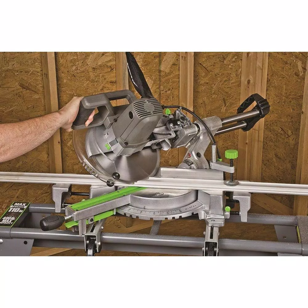 Genesis 15 Amp 10 in. Sliding Compound Miter Saw with Laser Guide