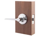 Copper Creek Zane Contemporary Polished Stainless Steel Passage Door Lever thumbnail 4