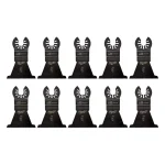 Milwaukee 2-1/2 in. High Carbon Steel Universal Fit Oscillating Multi-Tool Wood Blades, 10-Pack thumbnail 5
