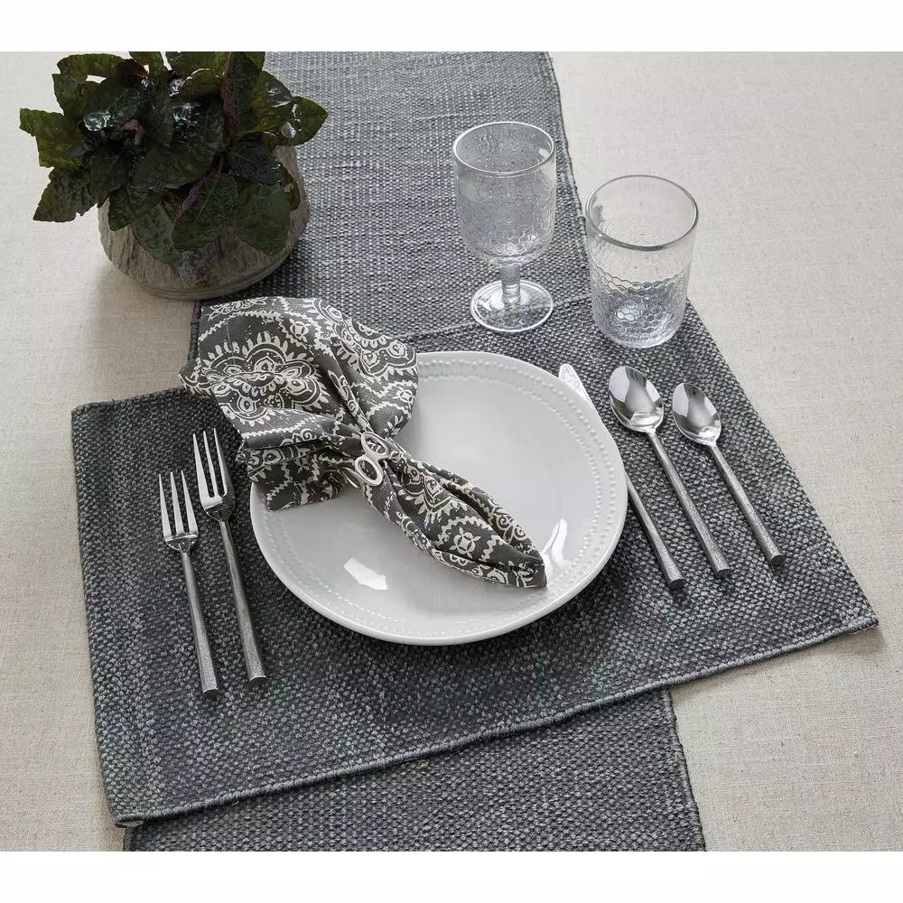 Split P Hammered Glass 10 oz. Wine Glass Set, Clear (Set of 6)