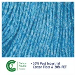 Boardwalk Super Loop Medium Wet Mop Head, 4-Ply Cotton/Synthetic Yarn, Blue, 12/Carton thumbnail 6