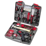 Apollo 144-Piece Home Tool Kit with 4.8V Cordless Screwdriver and Blow Molded Carrying Case thumbnail 1