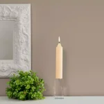ROOT CANDLES A.I. Root 7 in. Timberline Collenette Buttercream Taper Dinner Candles, Box of 4 thumbnail 2