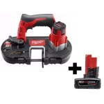 Milwaukee M12 12V Lithium-Ion Cordless Sub-Compact Band Saw with 4.0 Ah Battery thumbnail 1