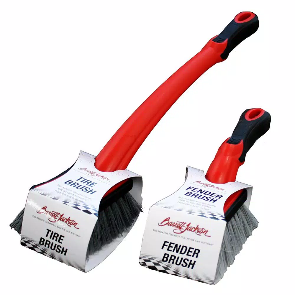 Barrett-Jackson Tire and Fender Brush Kit with Ergonomic Handles