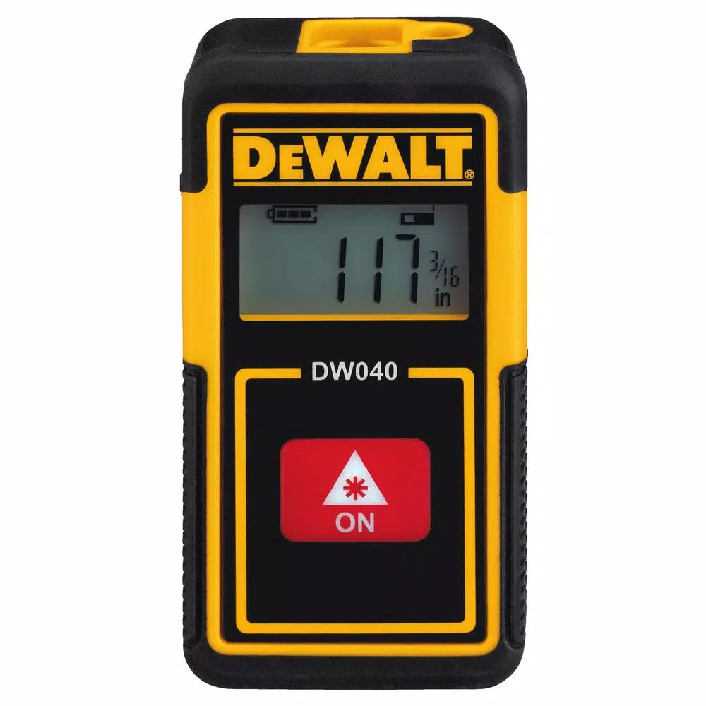 DEWALT 40 ft. Pocket Laser Distance Measurer and 25 ft. Tape Measure Combo