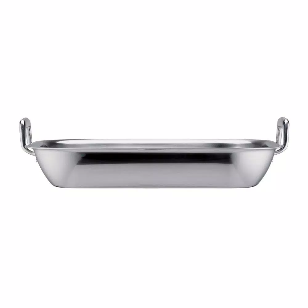 Tramontina Gourmet Prima 10 Qt. Stainless Steel Roasting Pan with Basting Rack