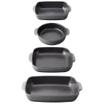 BergHOFF GEM 4-Piece Stoneware Bakeware Set, Grey thumbnail 1