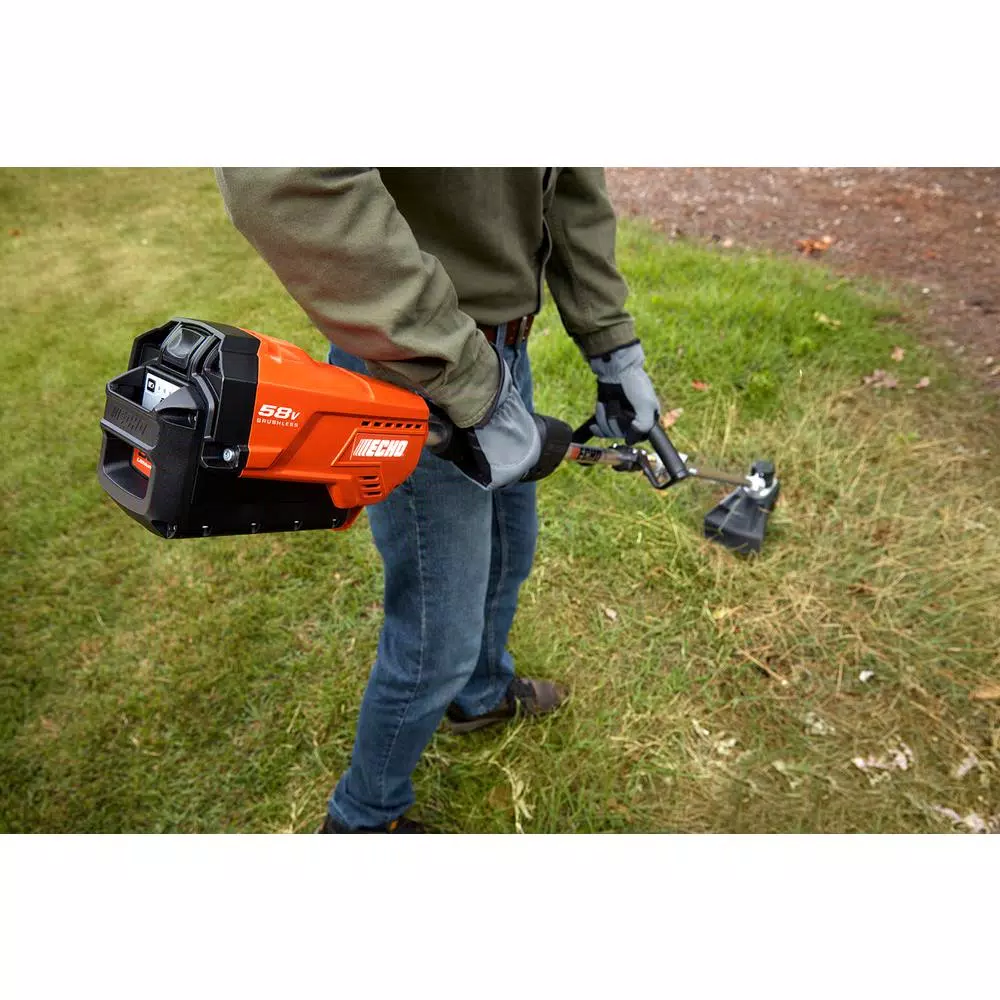 ECHO CDST-58V2AH 58V Brushless Cordless String Trimmer with 2 Ah Battery and Rapid Charger