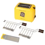 Unbranded Yellow Grilled Cheese Toaster with Extra-Wide Slots and Removable Baskets thumbnail 1