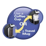 Hamilton Beach FlexBrew Black Single Serve Plus Coffee Maker - Brews Pods or Ground Coffee thumbnail 3