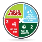 Mold Armor Mold Remover and Disinfectant, 1 Gallon thumbnail 5