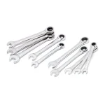 Husky 10-Piece Ratcheting Combination Wrench Set, SAE and Metric thumbnail 3