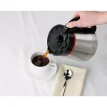 Hamilton Beach 10-Cup Programmable Drip Coffee Maker with Thermal Carafe, Black and Stainless Steel thumbnail 4