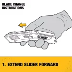 DEWALT DWHT10296 Folding Retractable Utility Knife with Blade Storage thumbnail 9