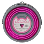 Southern Homewares 2.65 Gal. Pink Collapsible Silicone Bucket Deluxe - Heavy Duty Storage Pail thumbnail 5