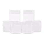 Stalwart 2 oz. Clear Plastic Jars with Foam Liner, 6-Pack thumbnail 1
