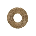 3R Studios 22 in. Natural Bamboo Branch Wreath - Brown Coastal Style Round Decor thumbnail 2