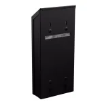 Alpine Industries Black Stainless Steel Wall-Mounted Cigarette Disposal Station thumbnail 2