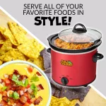 Taco Tuesday 4 Qt. Slow Cooker with Cool-Touch Handles, Red thumbnail 7