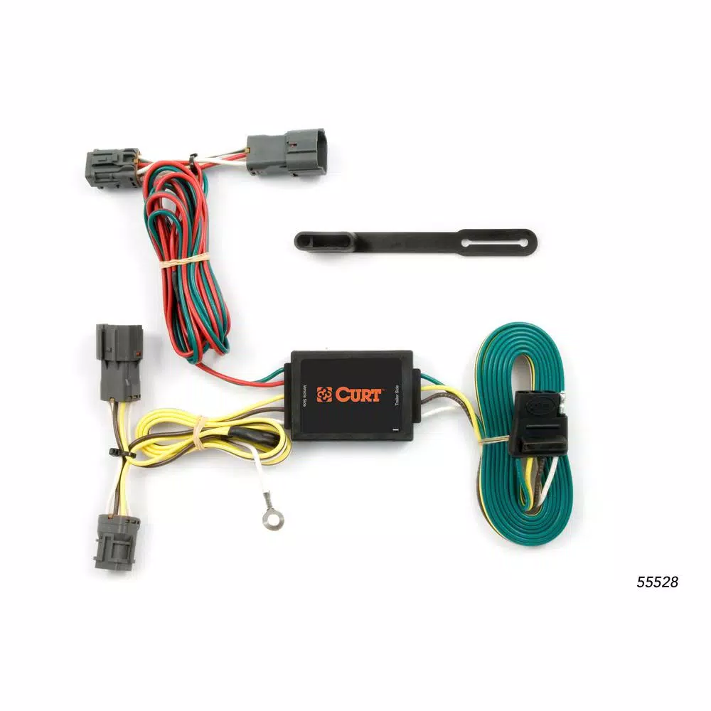 CURT Custom Vehicle-Trailer Wiring Harness for Hyundai Tucson, 4-Way Flat Output