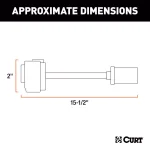 CURT Dodge Factory Harness Adapter to USCAR Socket thumbnail 2