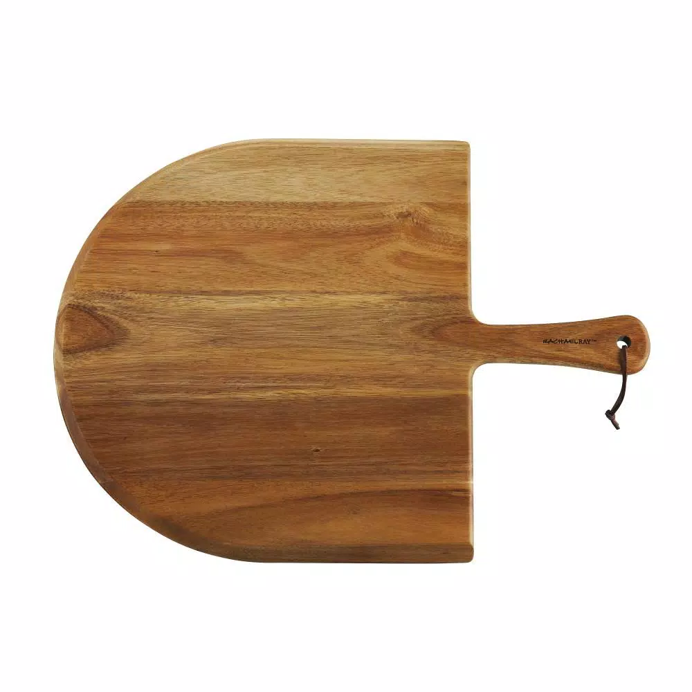 Rachael Ray Cucina 14 in. x 15 in. Acacia Wood Pizza Peel