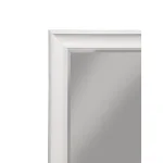 Martin Svensson Home White Beveled Glass Accent Mirror, 30 in. H x 36 in. W Rectangle Framed Wall Mirror thumbnail 3