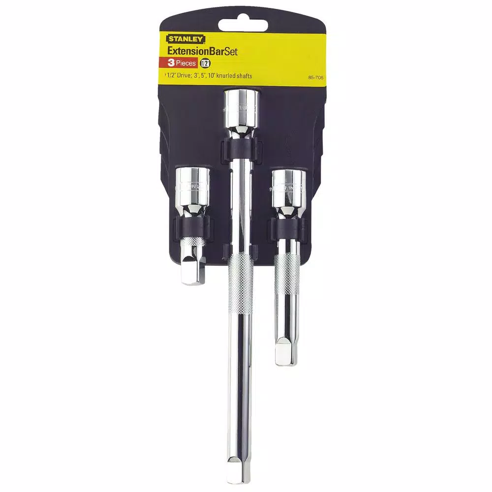 Stanley 1/2 in. Drive Extension Bar Set, 3-Piece