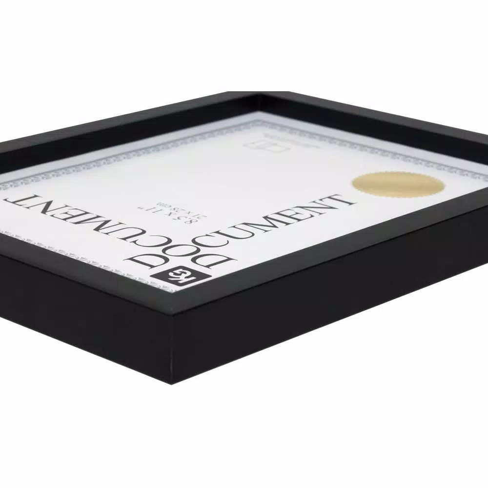 KG kieragrace KG Gallery Wood Photo Frame Set, Black, 9 x 12 in. for 8 x 10.5 in. Photos, 6-Pack