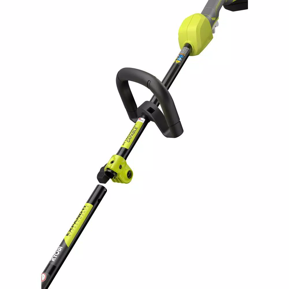 RYOBI 40V Lithium-Ion Expand-It Cordless Power Head with Edger Attachment, 4 Ah Battery and Charger Included