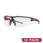 Milwaukee Safety Glasses with Clear Anti-Fog and Anti-Scratch Lenses, 12-Pack thumbnail 1