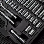 Stanley 123-Piece Socket Set with Ratchets, 3/8 in. and 1/4 in. Drive, Metric and SAE thumbnail 4
