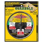 Eazypower 6 in. Carbon Steel Hole Saw with Mandrel for Cornhole Boards and Wood thumbnail 3