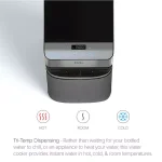Brio Moderna Tri-Temp Bottleless Water Cooler with UV Self-Cleaning & Stainless Steel Finish thumbnail 4