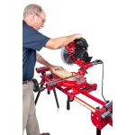 General International 10 in. 15 Amp Sliding Compound Miter Saw with Heavy-Duty Miter Saw Stand Bundle thumbnail 9