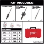 Milwaukee Hole Dozer Bi-Metal Hole Saw & Shockwave Titanium Drill Bit Set, 42-Piece thumbnail 2