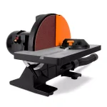 WEN 12 in. Corded Benchtop Disc Sander with Miter Gauge and Dust Collection System thumbnail 1