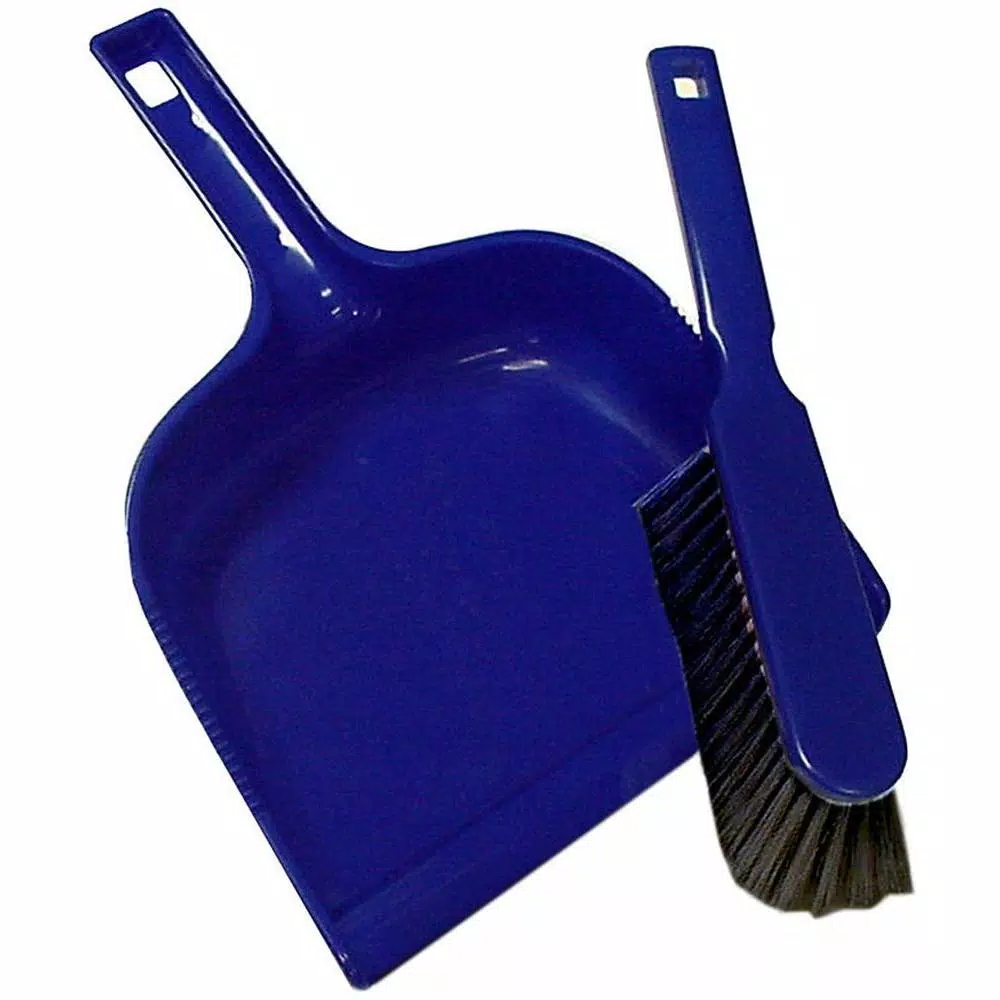 Quickie Dust Pan and Brush Set, 6-Pack - Multi-Purpose Cleaning Tool Set