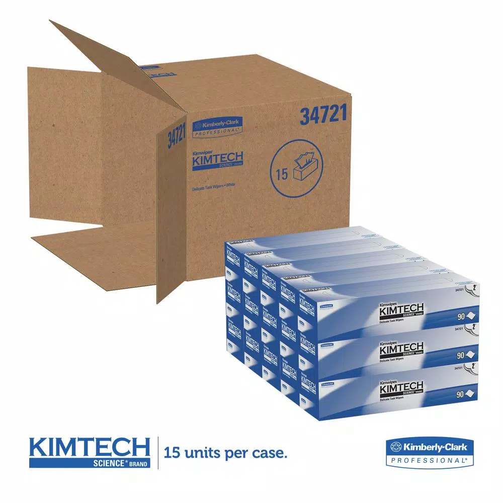 Kimtech Science Kimwipes Delicate Task Wipers, 90-Count Box
