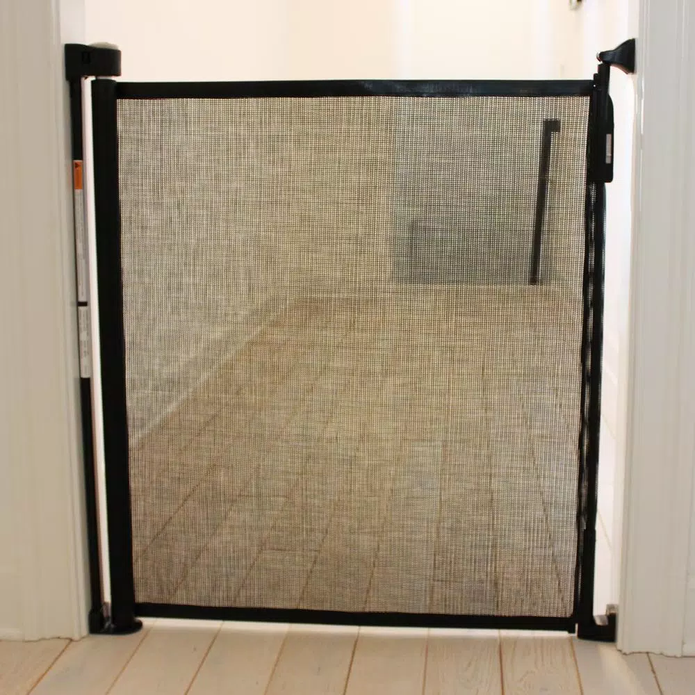Cardinal Gates 36 in. Retractable Fabric Safety Gate, Black
