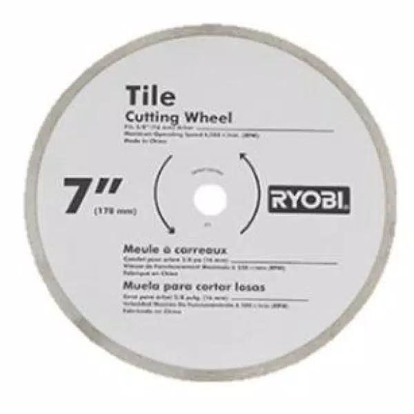 RYOBI 7 in. 0.75 HP Corded Tabletop Wet Tile Saw