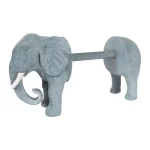 3R Studios Grey Elephant Shaped Freestanding Paper Towel Holder thumbnail 2