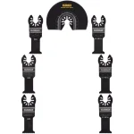 DEWALT 7-Piece Oscillating Blade Set, Bi-Metal Universal Fitment Cutting Blades thumbnail 2